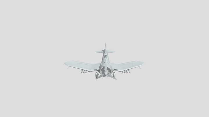 Vliegtuig Export 3D Model