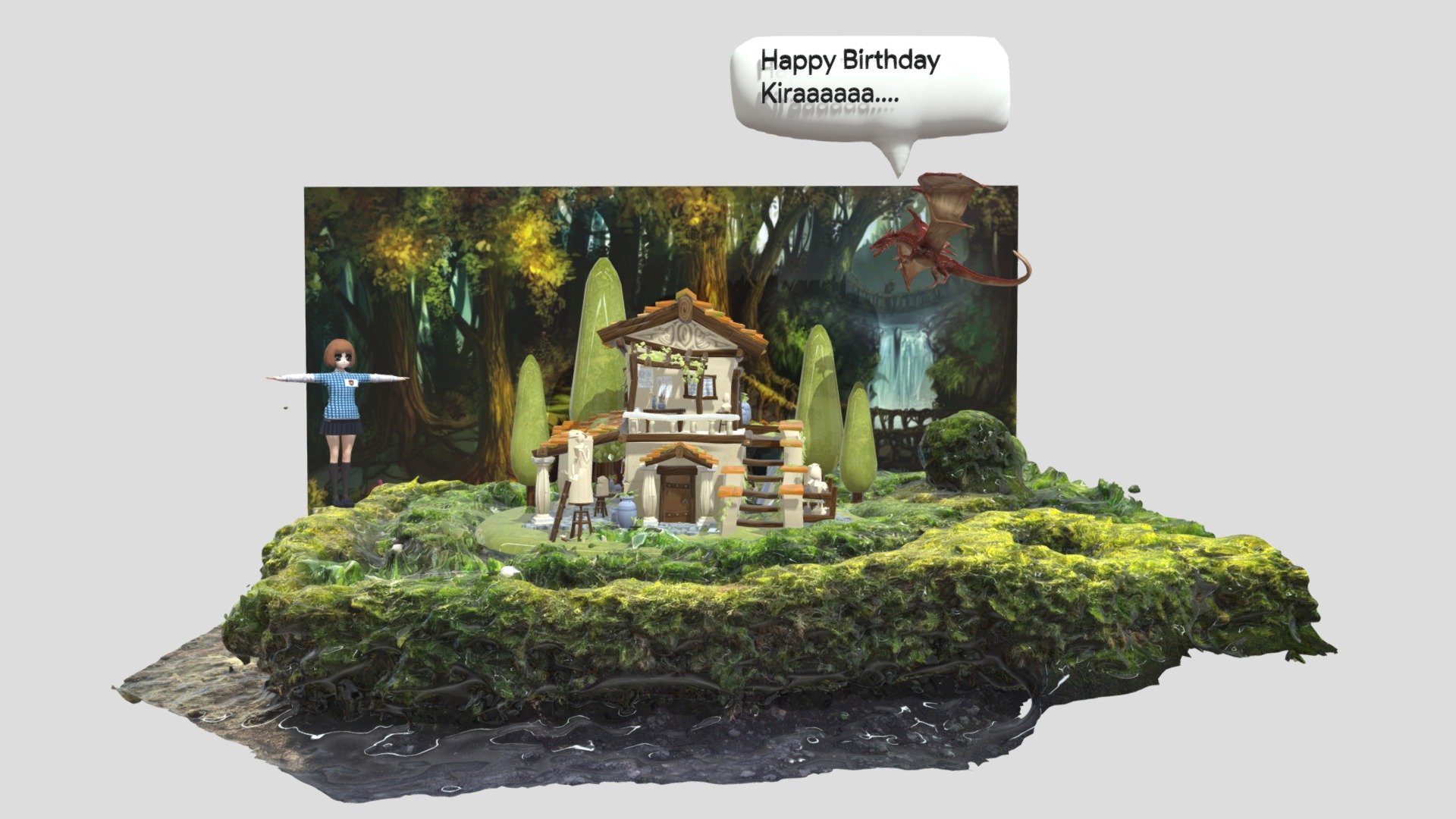 Swamp Greek Sculptor House HBD