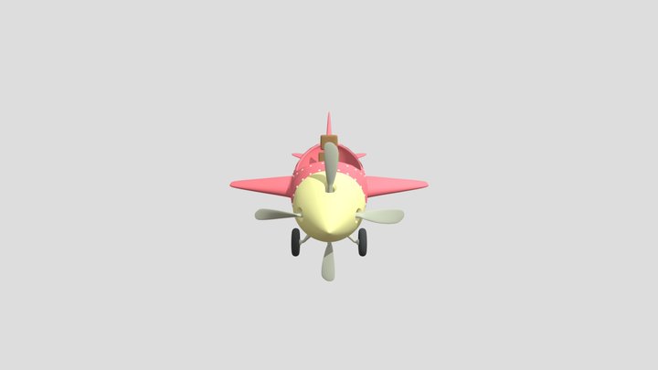 Toy-Plane 3D Model