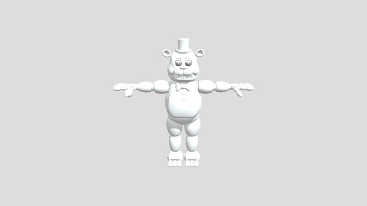Golden Toy Freddy Thudner 3D Model