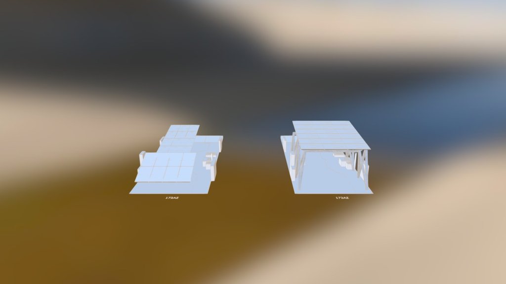 20 panel tilt, 18 panel canopy - 3D model by brooklynsolarworks ...