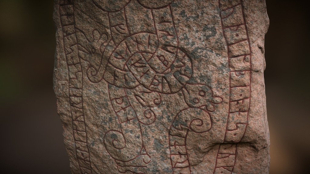Runestone#12 - 3D model by johanh (@callezetter) [314afa2] - Sketchfab