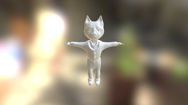 Кот 3D Model