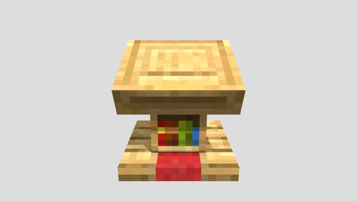 Minecraft Lectern 3D Model