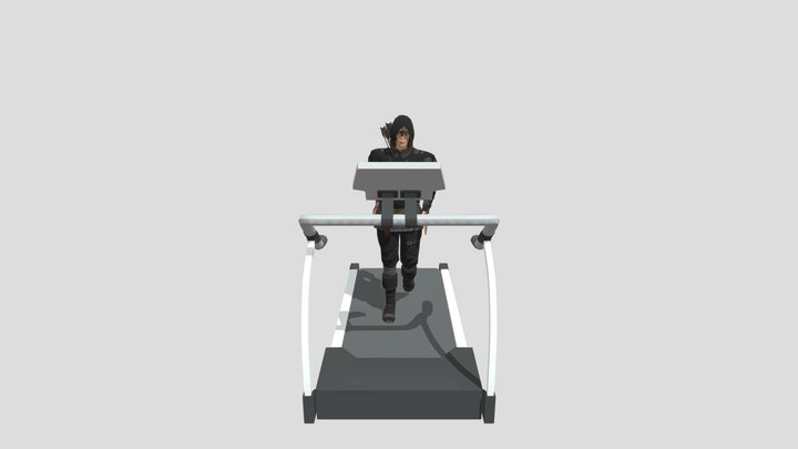 Walking_ Aniamtion 3D Model