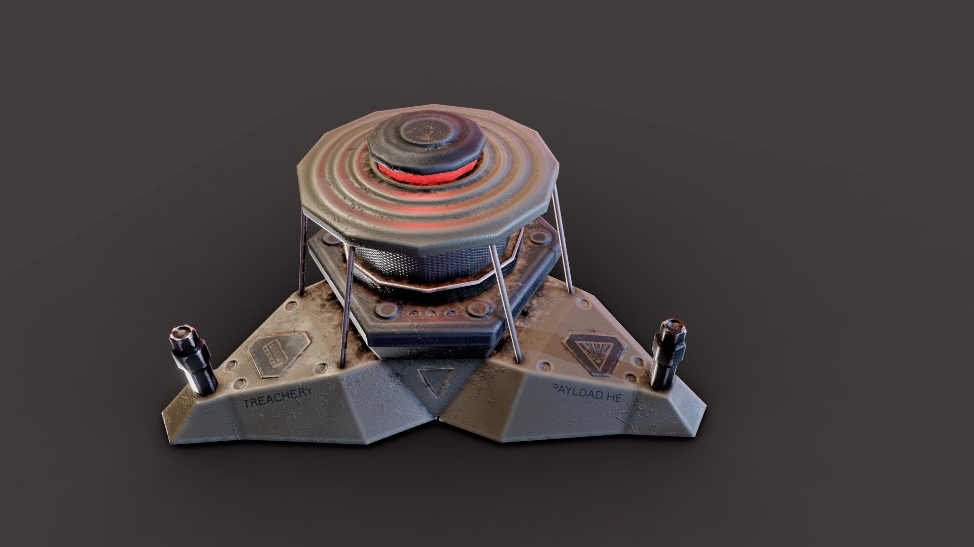 Proximity Mine 3D model by Oniros [314bbe5] Sketchfab