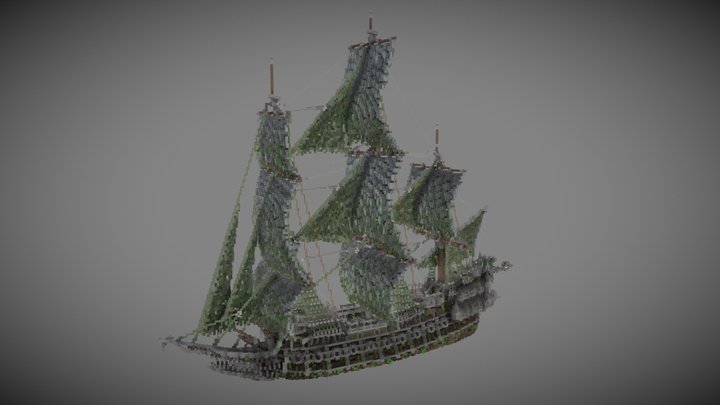 Boat voxel 3D Model