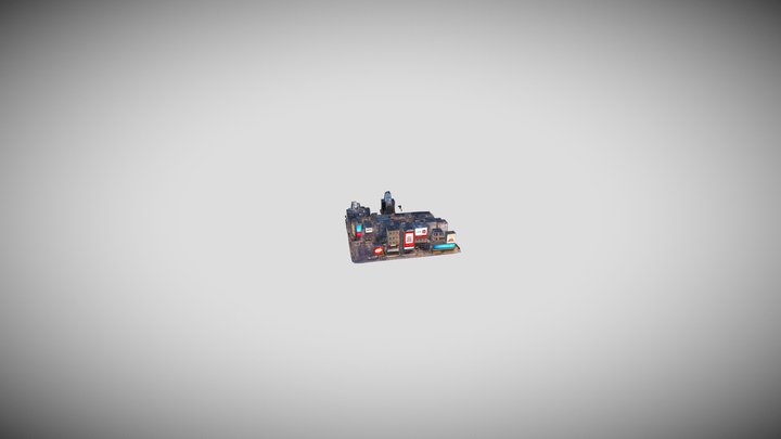 A_small_city_with_buildings_ 3D Model
