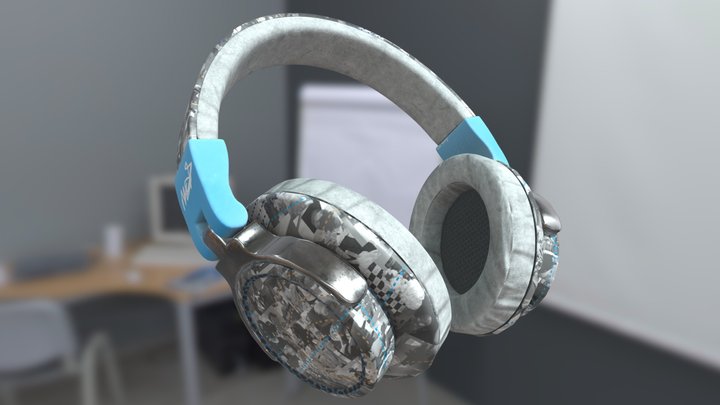 Next Up Forever Headphones 3D Model