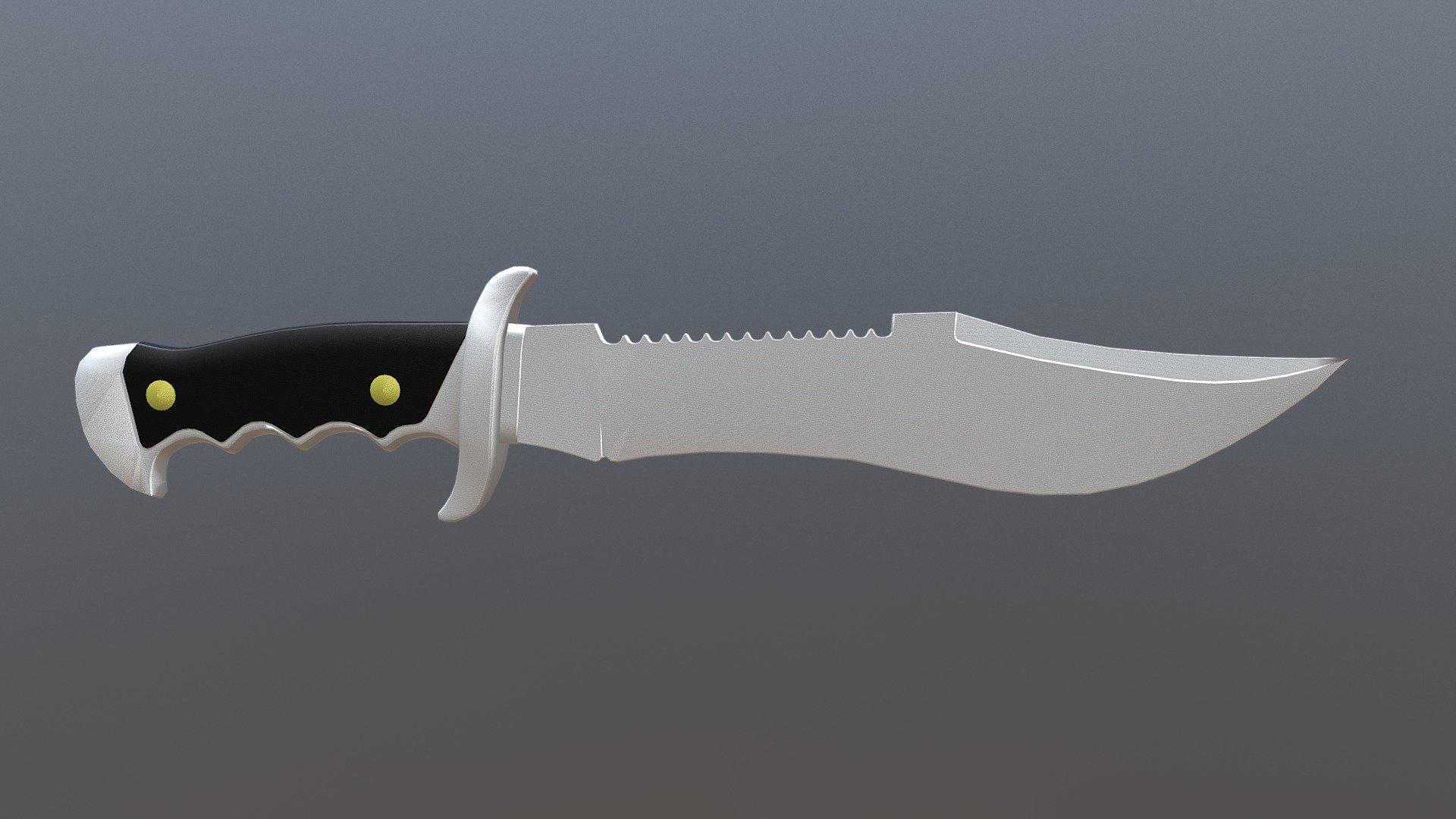 Blender Random Knife Modeling Timelapse 3D model by Steven B