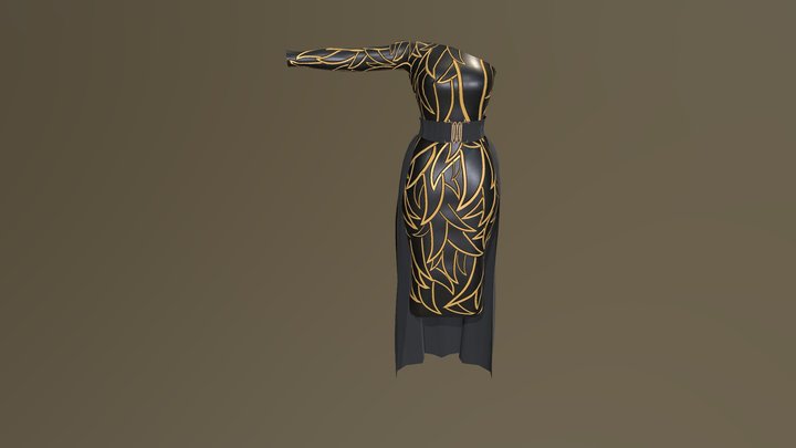 Formal Dress (Comission) 3D Model