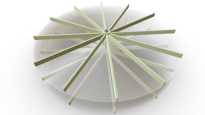 Отбойник сетчатый ГРИНЛОС 3D Model