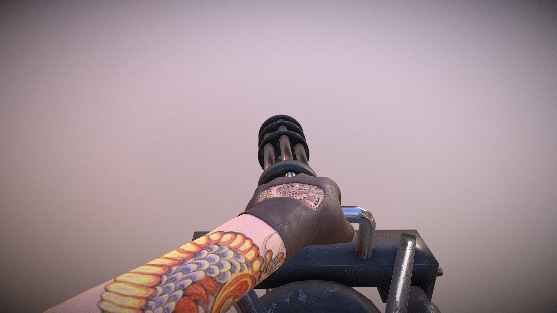 Minigun w/ Arms