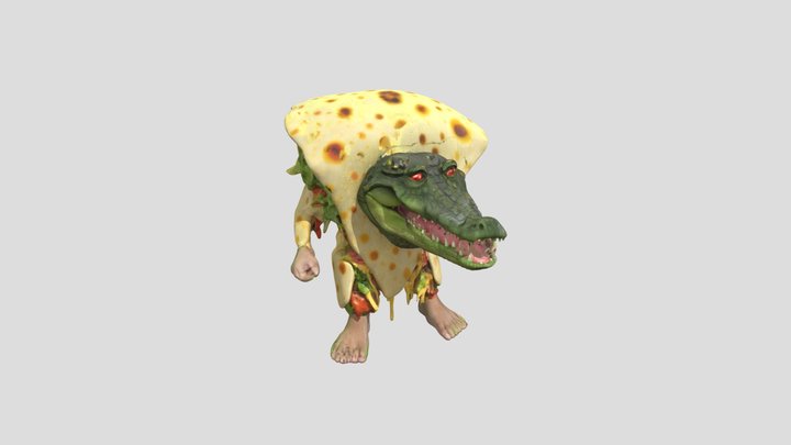 Quesdilla Crocodilla Gmod – Modèle 3D gratuit STL