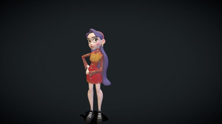Violet 3D Model