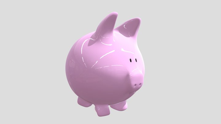 Piggybank 3D Model
