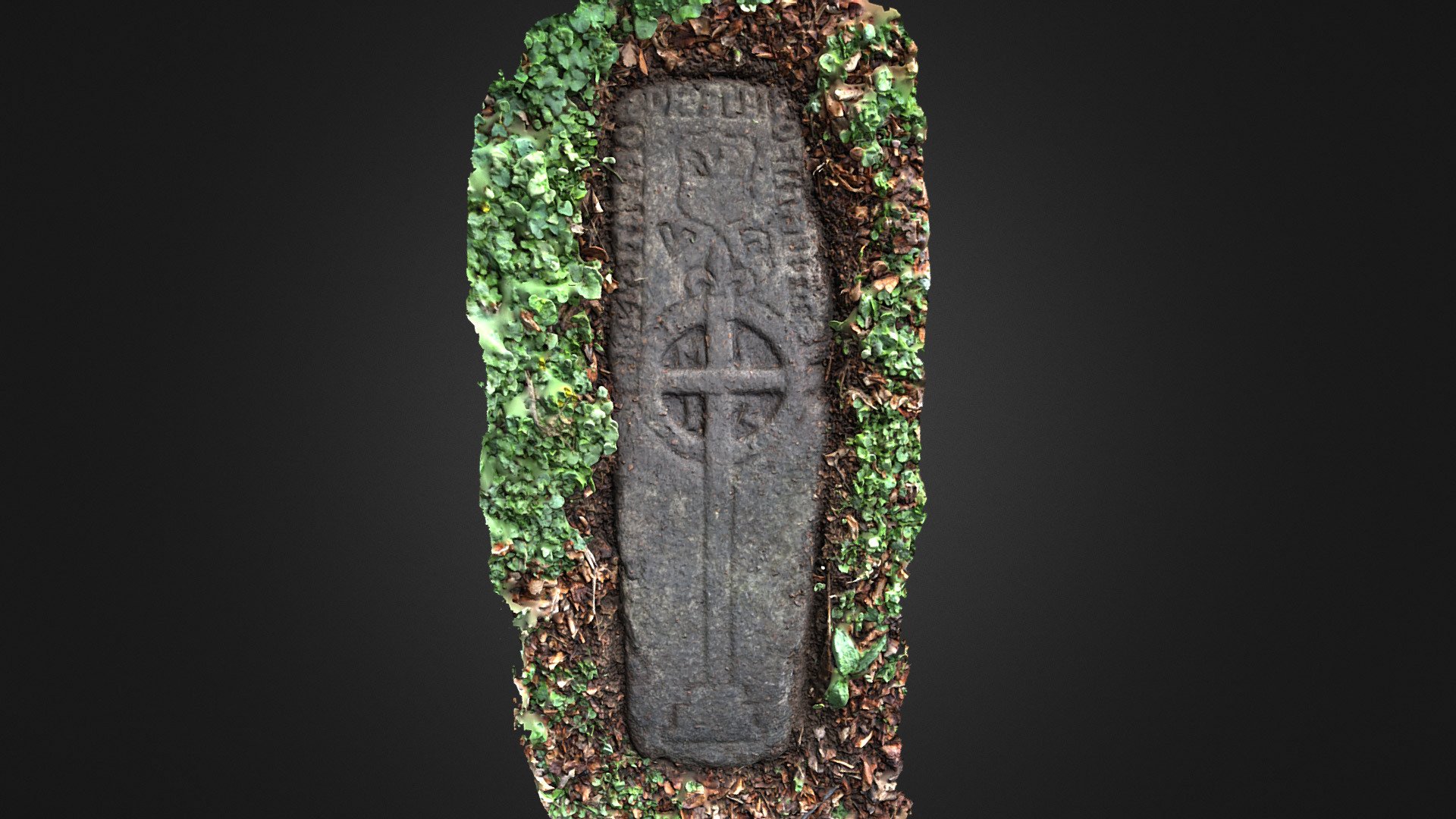 St Meddan's Kirk gravestone, Fintray, Aberdeen