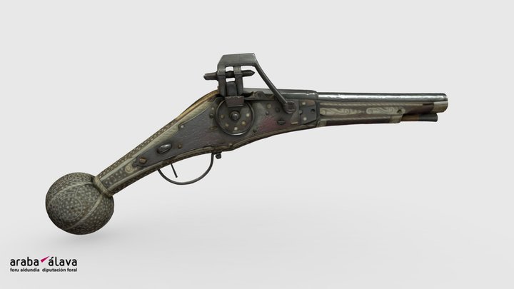 Pistola alemaniarra / Pistola alemana 3D Model