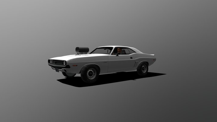DODGE CHALLENGER 383 MAGNUM – Modello 3D gratuito STL
