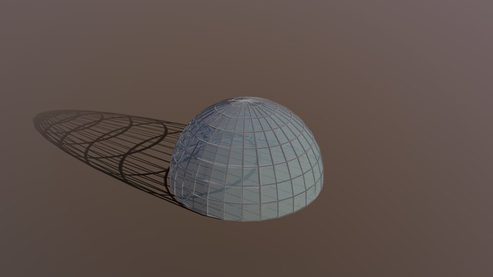 dome with glass 3D Model