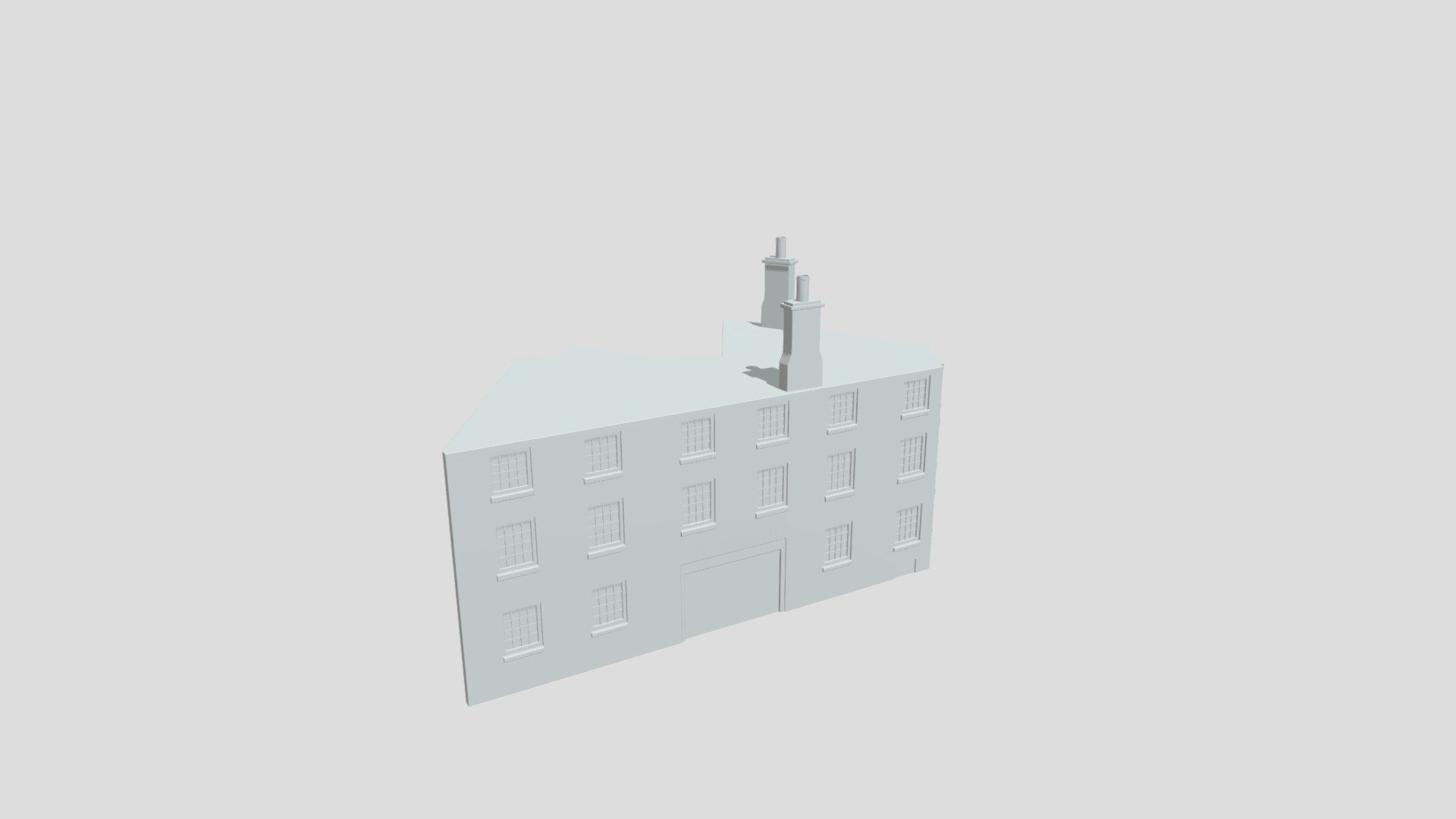Model Brick Building - 3D model by kwitt25 [3154025] - Sketchfab