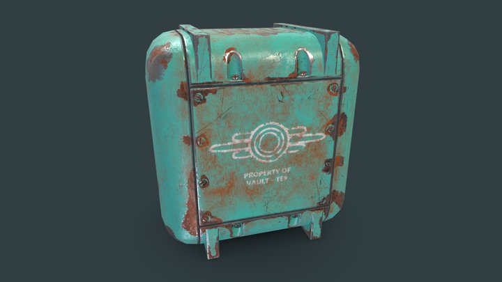 Metal Crate Tall – Modello 3D gratuito STL