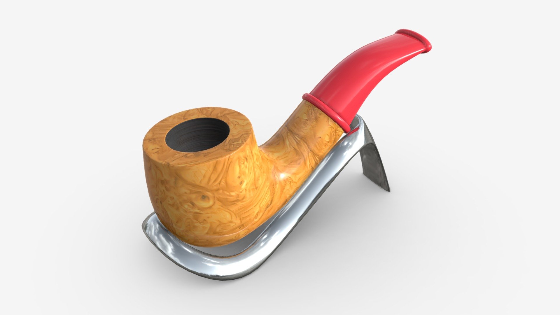 Smoking Pipe Small Briar Wood 02 - Buy Royalty Free 3D model by HQ3DMOD ...