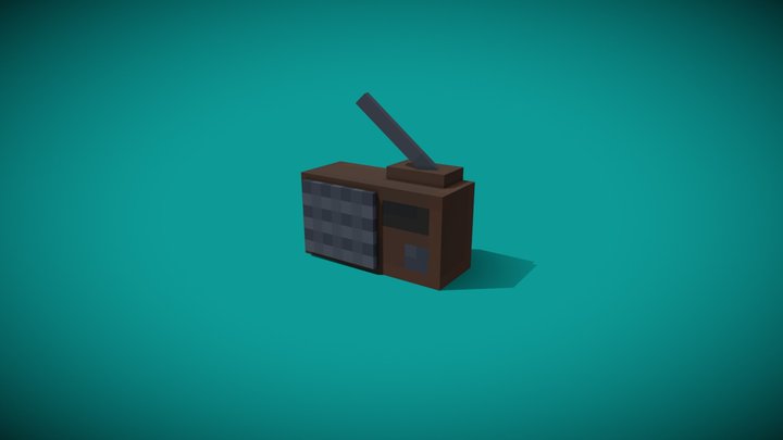 Radio 3D Model