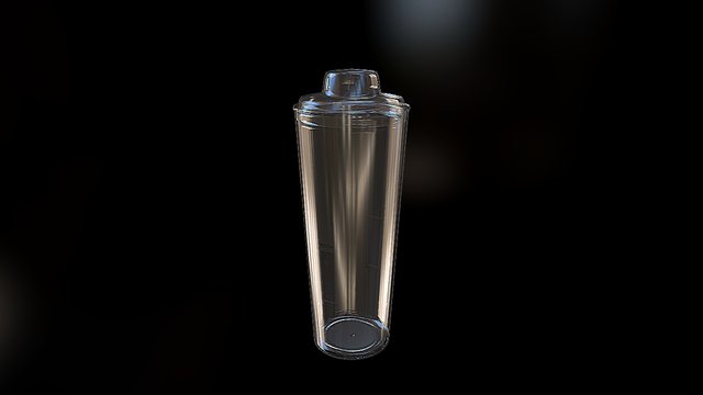 Starbucks Tea Shaker 3D Model