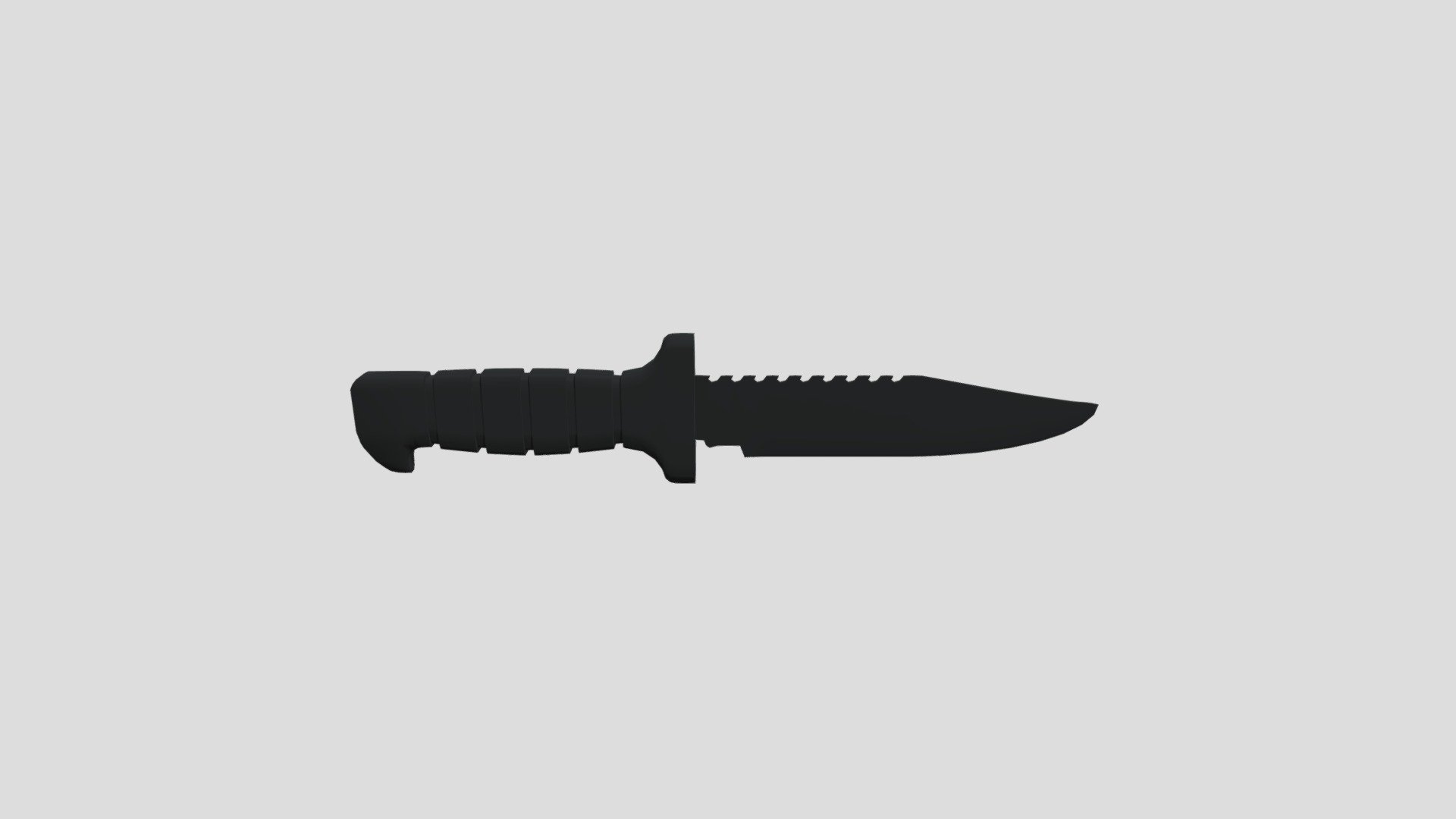 Knife 3D model by Cold In July (demosise2) [3156e3c] Sketchfab