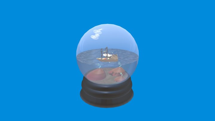 Sea Globe 3D Model