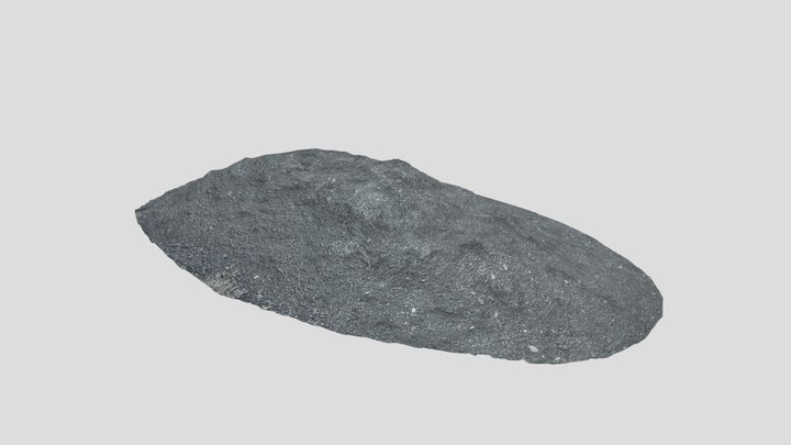 Gravel Asphalt Dirt Mound Pile 3D Model