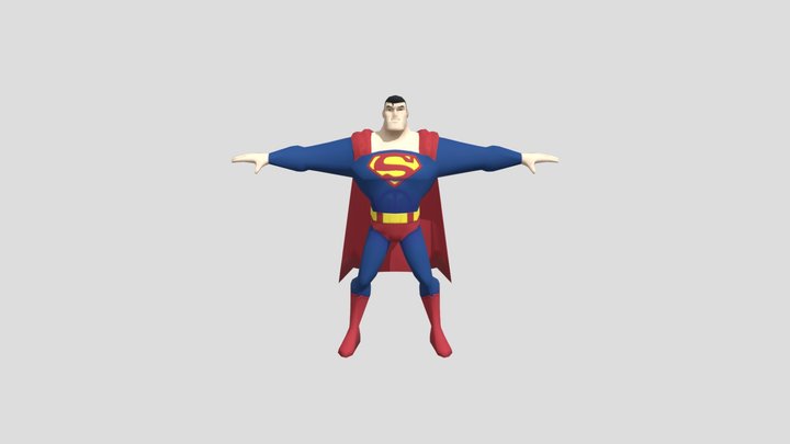 Superman (Justice League Unlimited) 3D Model