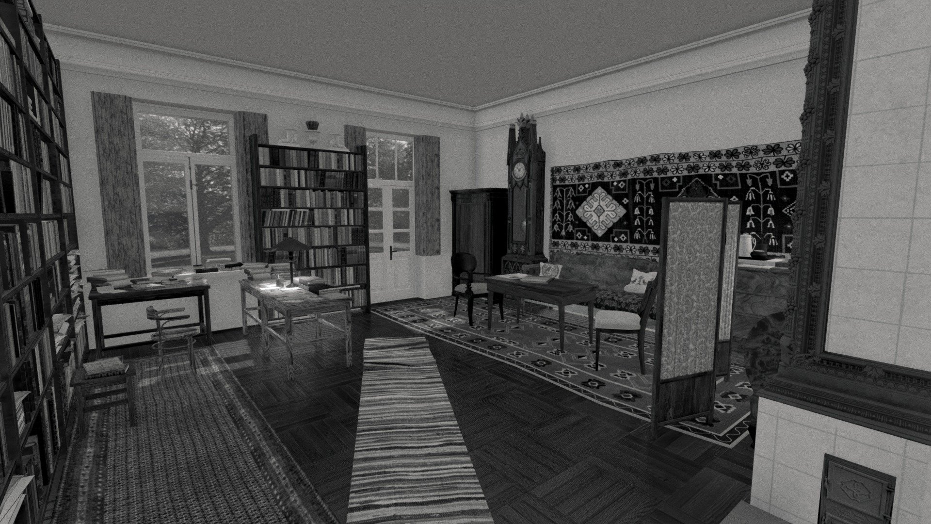 Кімната кабінет Михайла Грушевського - 3D model by Київ Цифровий ...