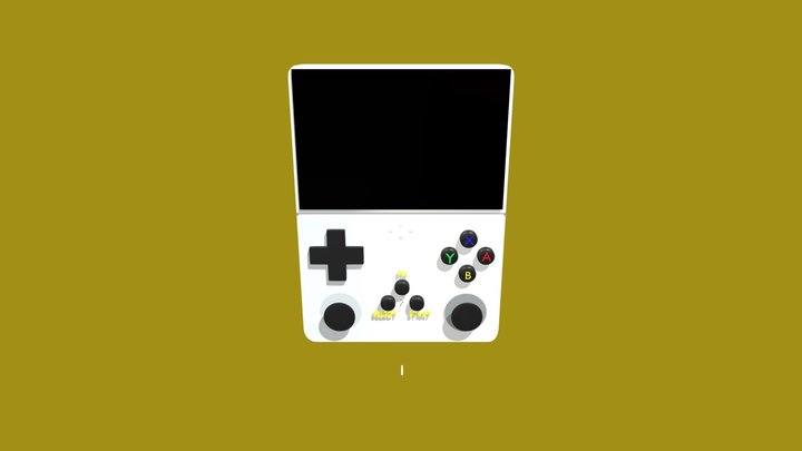 Mini Console Portátil — Concept 3D Model