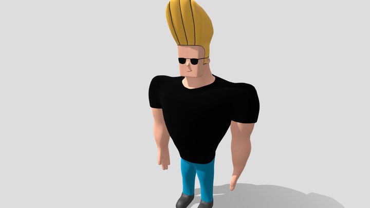 JOHNNY BRAVO 3D Model