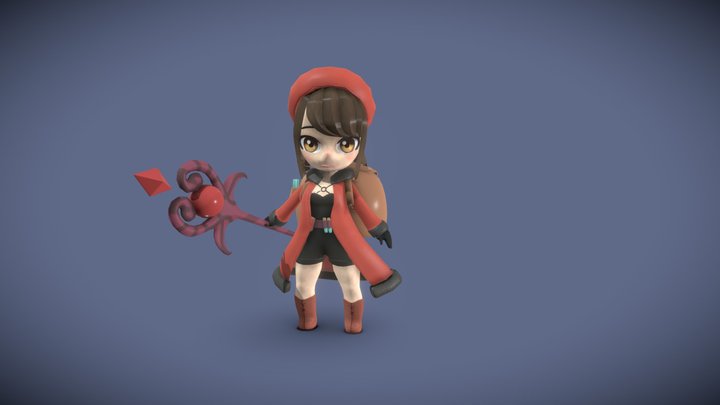 Gril 3D Model