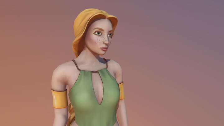 Forest Nymph 3D Model