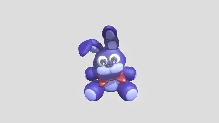 Bonnie Plushie 3D Model
