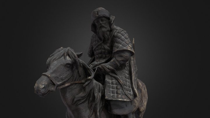 Horse rider test for job 3D Model