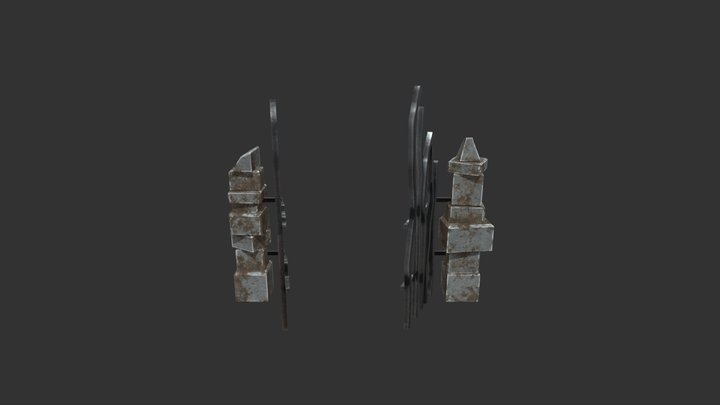 Graveyard Gate 3D Model