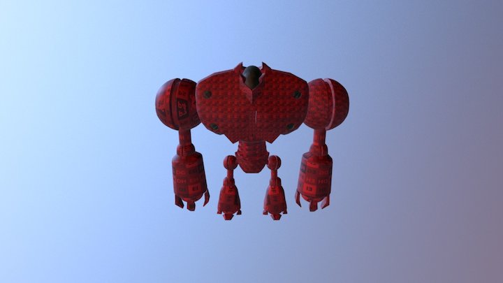 Robot_Rigged 3D Model