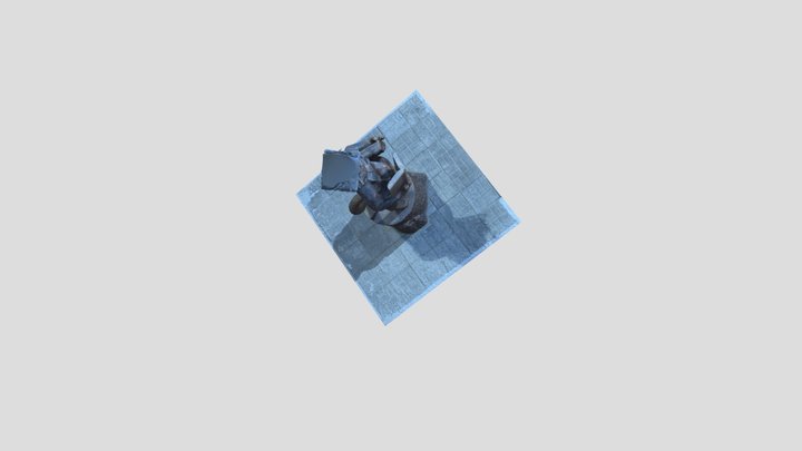 3D-модель Кота Учёного 3D Model