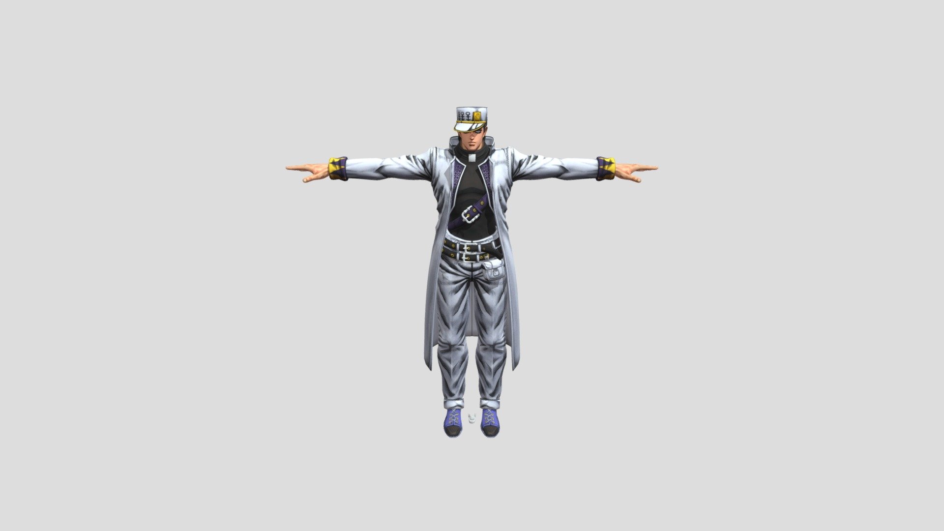 Jotaro Kujo (JoJo) - Rigged - Buy Royalty Free 3D model by maisth [cc3a4c1]  - Sketchfab Store