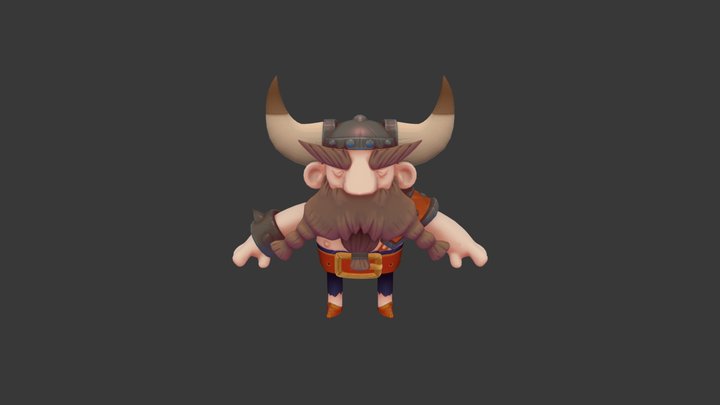 Beer & Plunder - Big Horn 3D Model