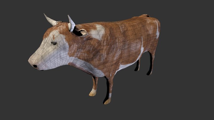 Cow LP 3D Model