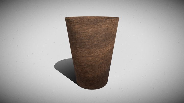 Wooden cup 3D Model