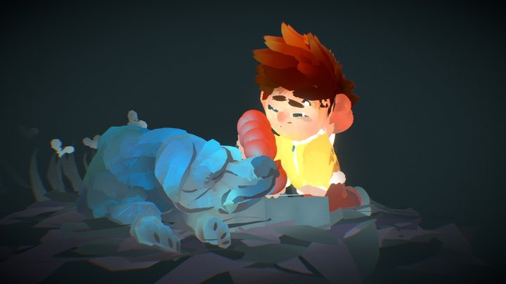 Quill - Best Friends 3D Model