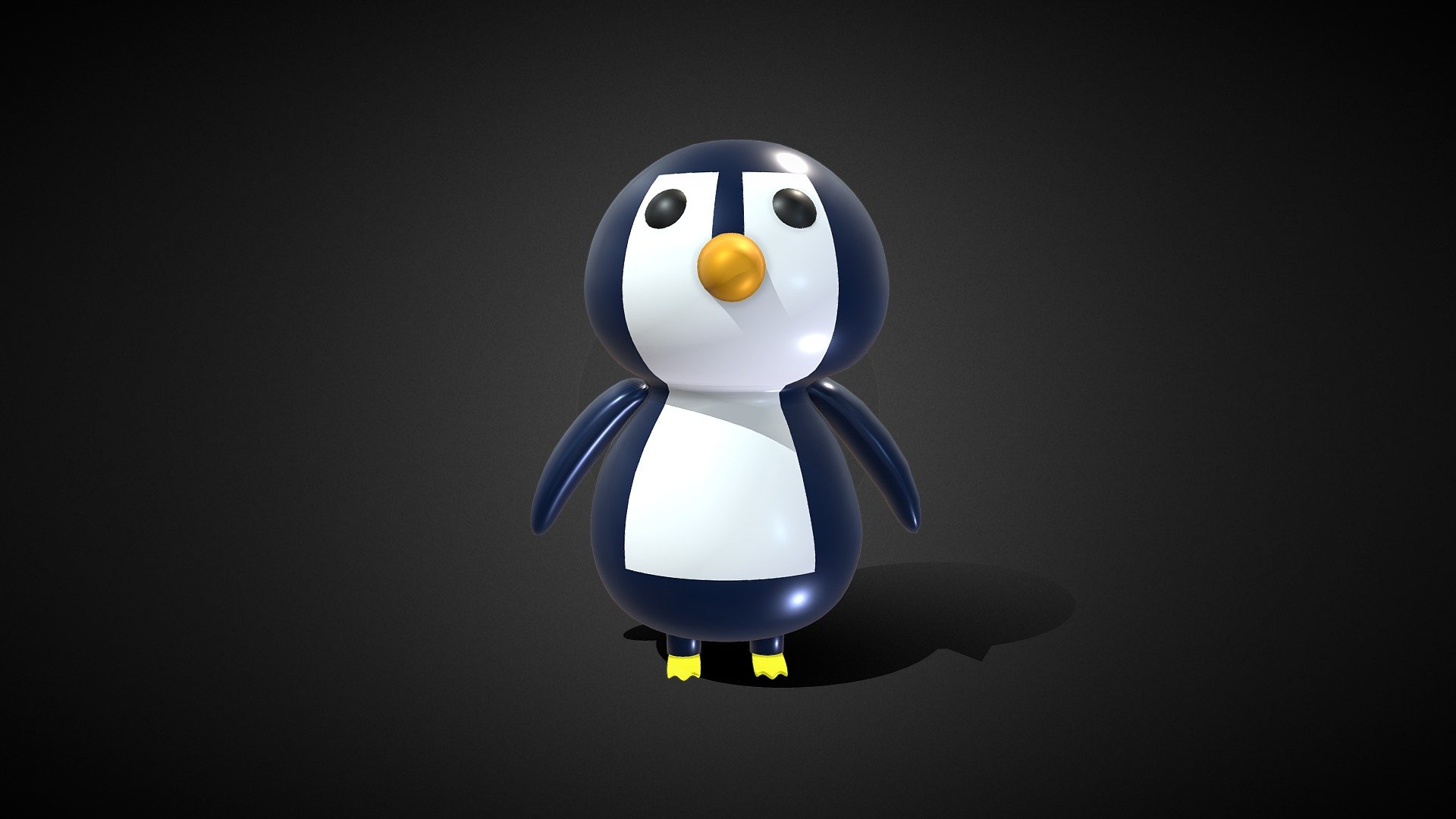 Cartoon Penguin - Download Free 3D model by Akshat (@shooter24994 ...