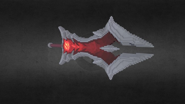 CubikStudio - Aatrox's Blade 3D Model